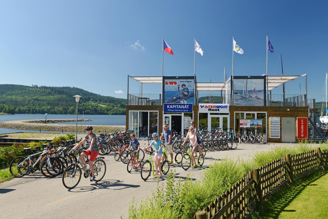 Chata Lanovka Hotel Lipno nad Vltavou Zewnętrze zdjęcie